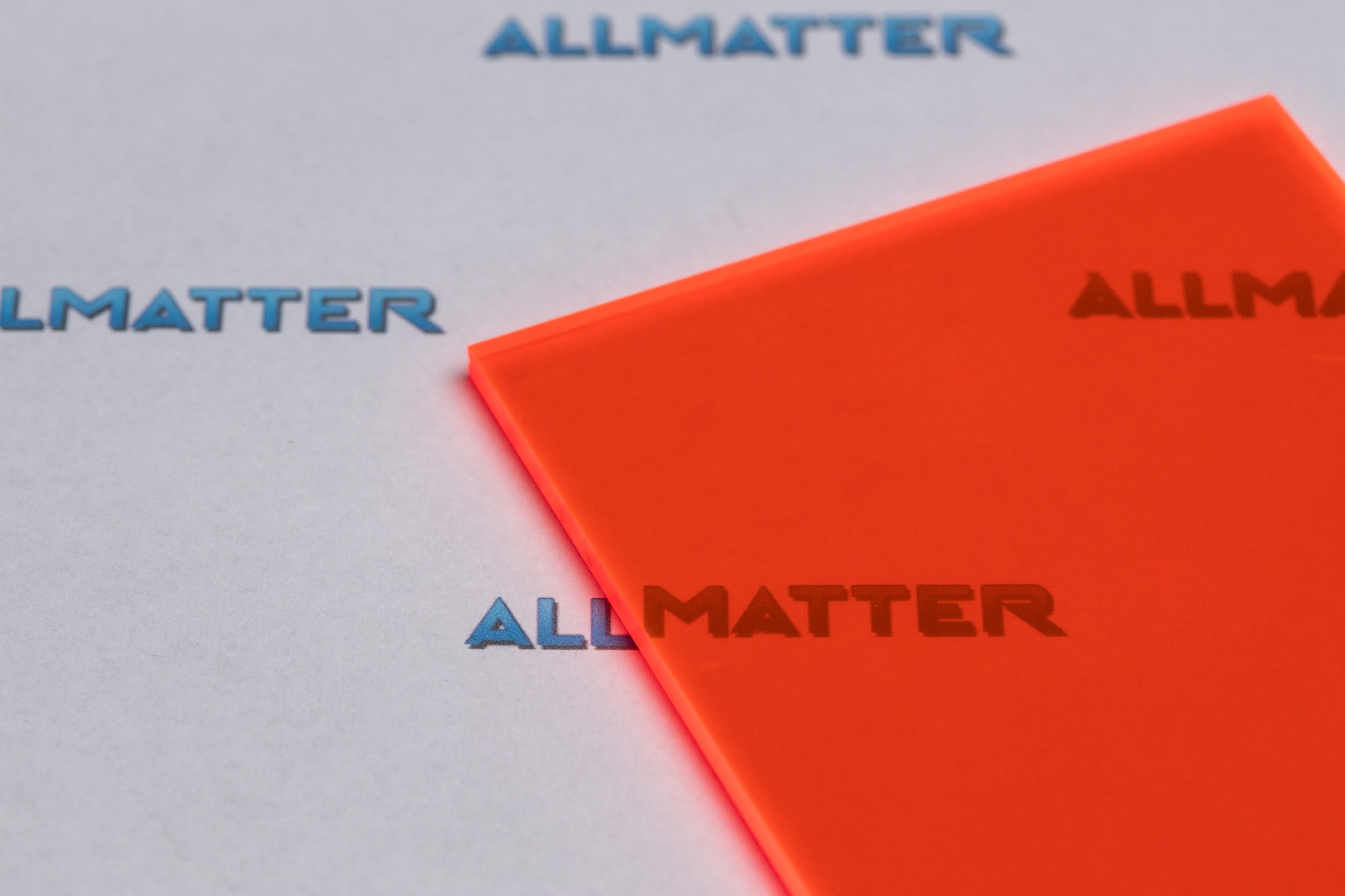 Plexi Fluo czerwona A7030